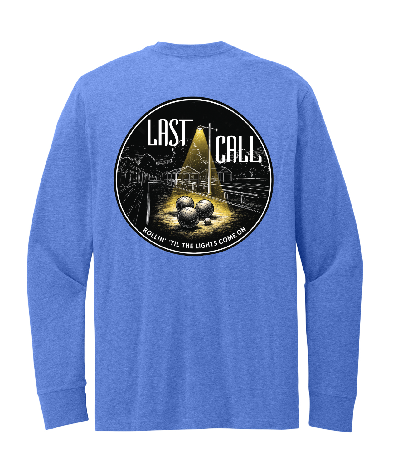 Last Call Bocce District® Perfect Blend® CVC Long Sleeve Tee DT109