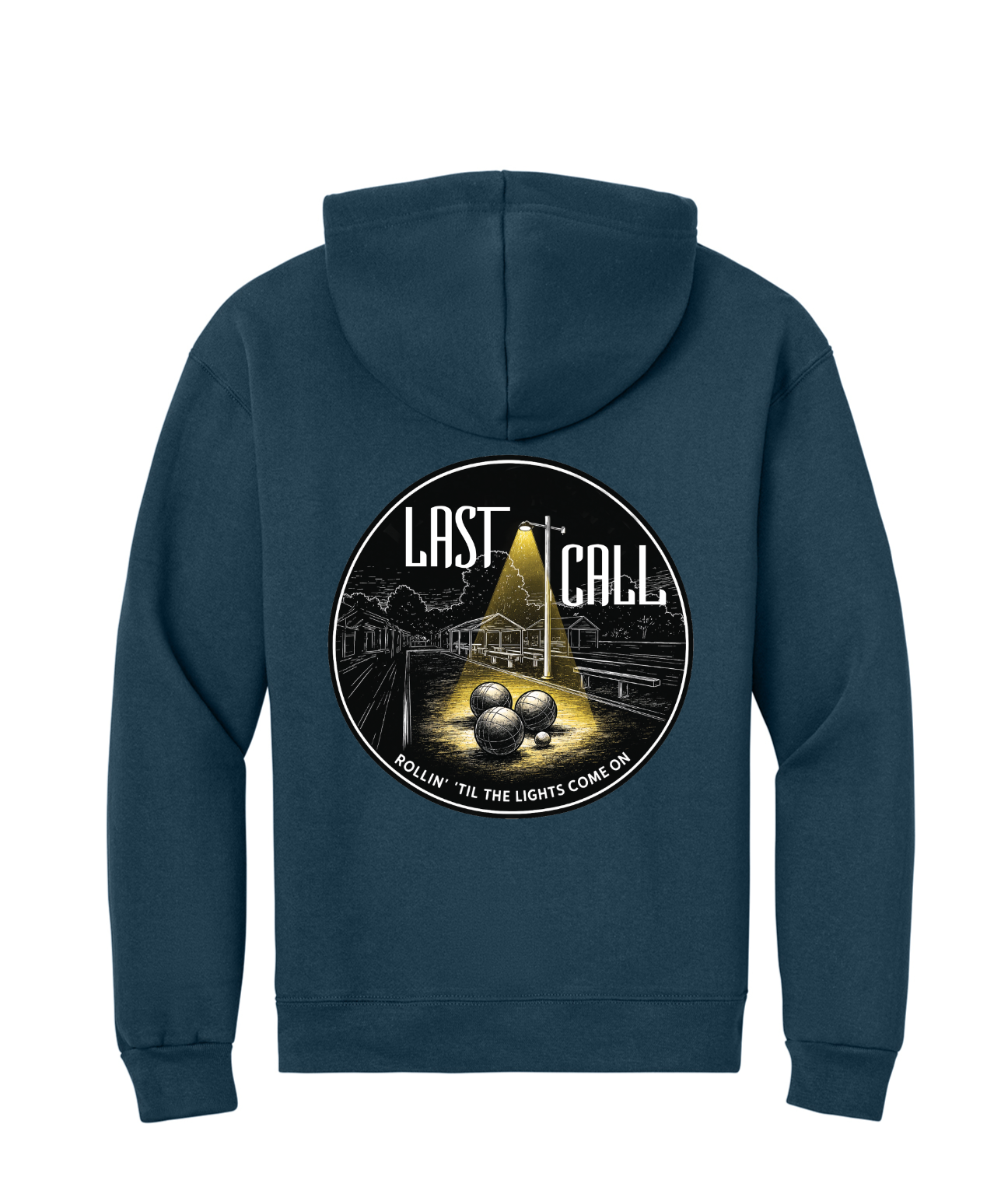 Last Call Bocce Jerzees Rugged™ Unisex Full-Zip Hooded Sweatshirt Z12M