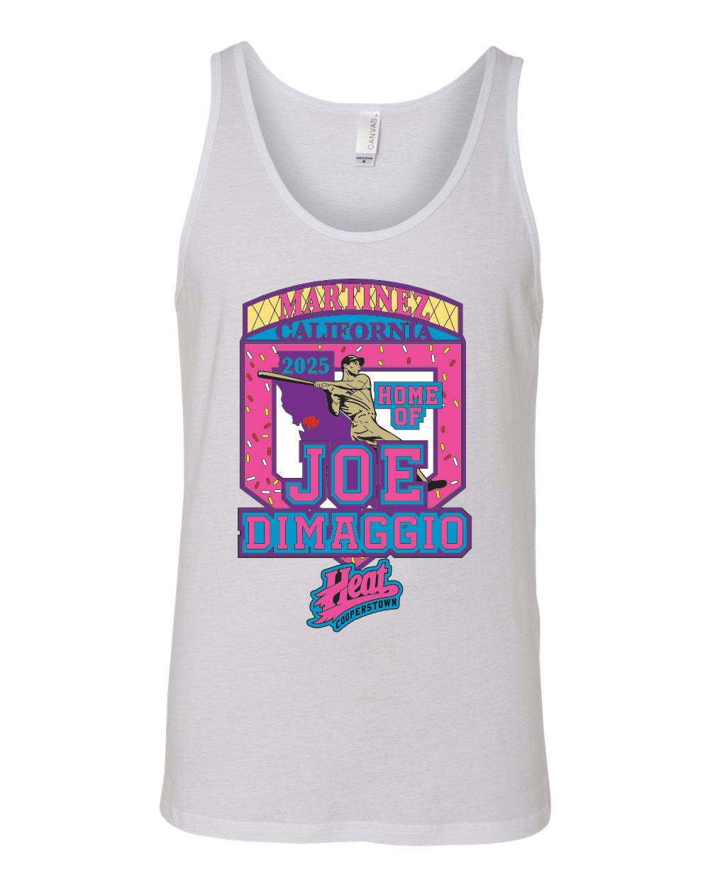 Martinez Heat Joe Dimaggio Jersey Tank Front Only Print - 3480