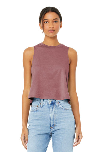 BELLA+CANVAS ® Women’s Racerback Cropped Tank - BC6682