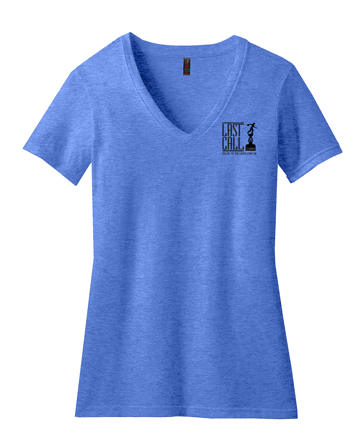 Last Call Bocce Women’s Perfect Blend® CVC V-Neck Tee  DM1190L