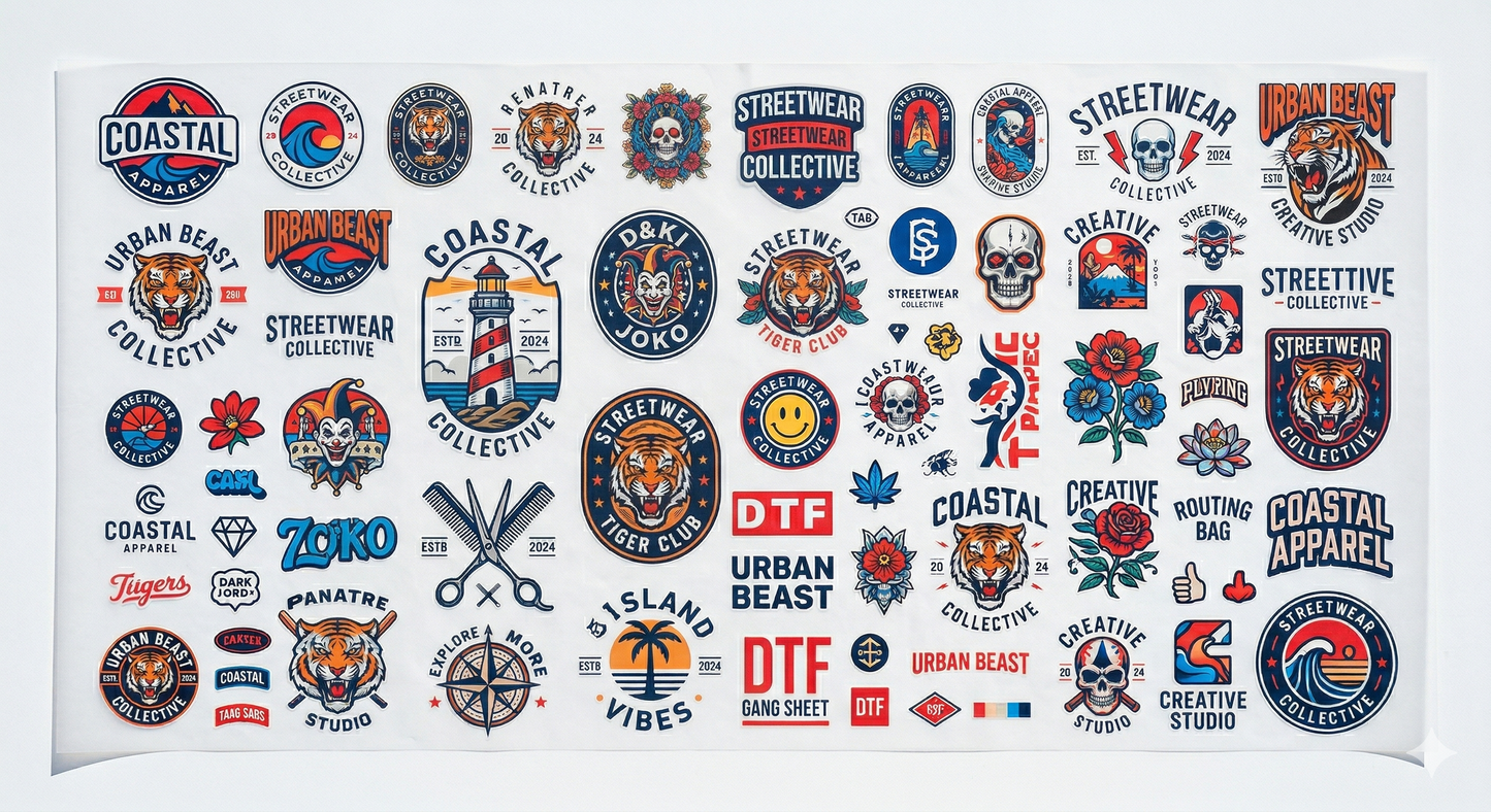 DTF Transfers - Gang Sheet Builder