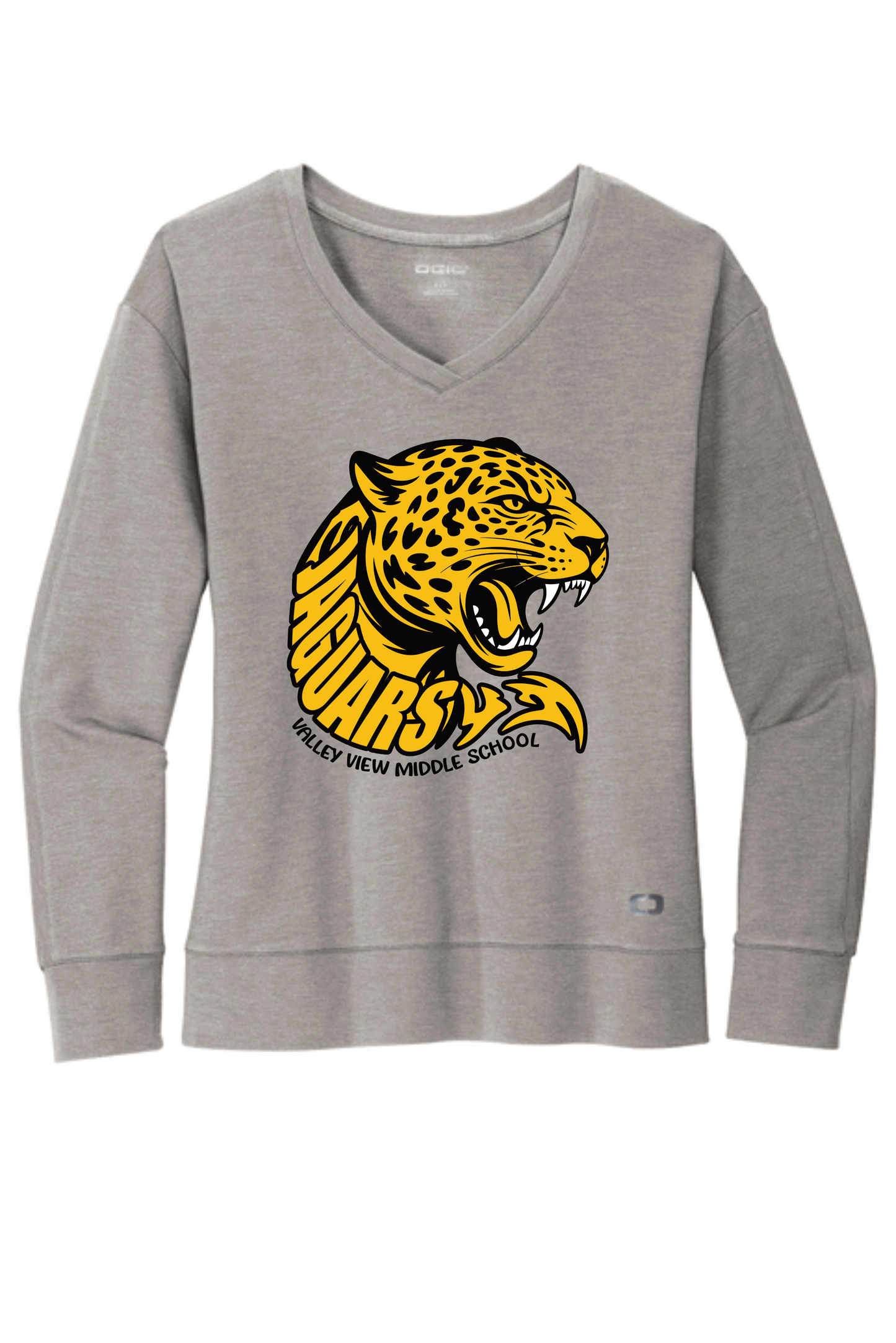 Valley View Middle School OGIO® Women's Luuma Flex Long Sleeve V-Neck *LOG825