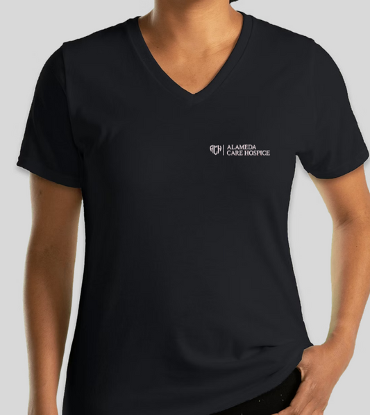 ACH Custom Women's Core Cotton V-Neck Tee