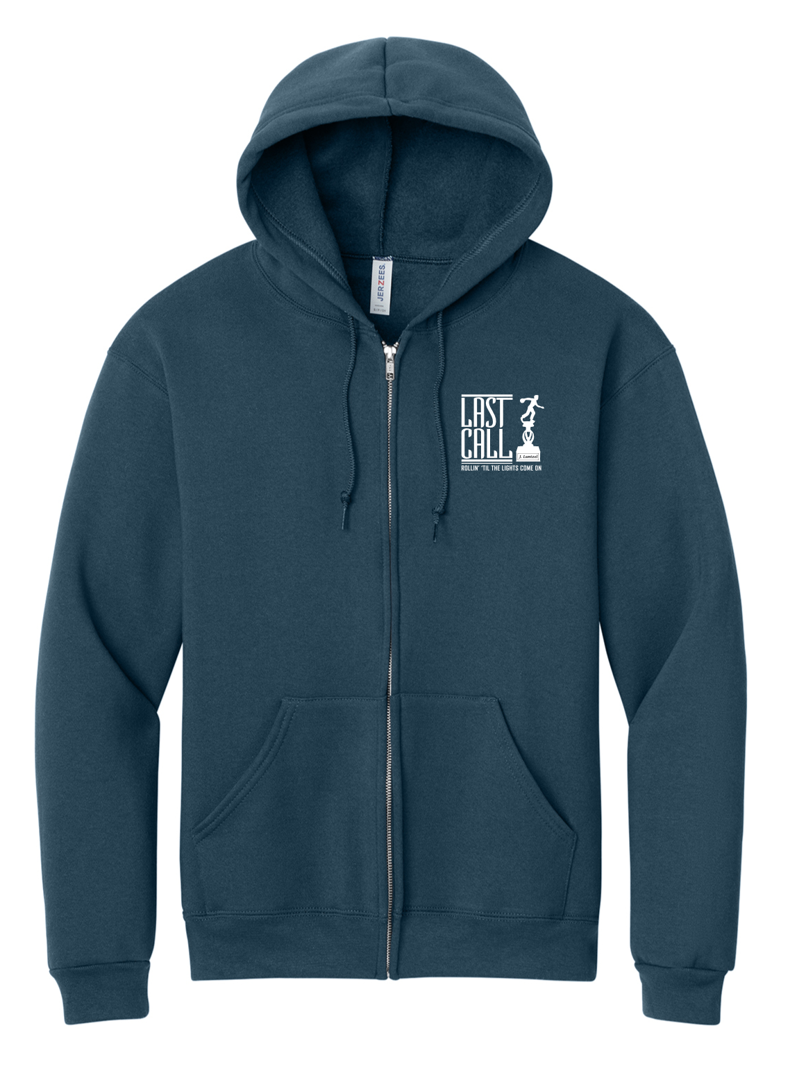 Last Call Bocce Jerzees Rugged™ Unisex Full-Zip Hooded Sweatshirt Z12M